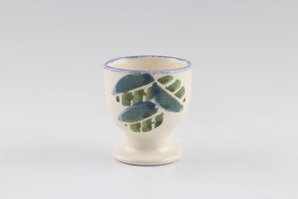 Poole Dorset Fruit Egg Cup Leaf pattern only. Footed.
