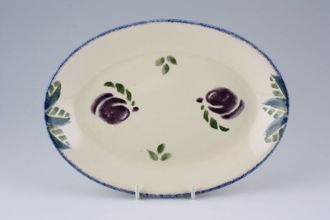 Sell Poole Dorset Fruit Serving Dish Plum - Oval 8 3/4"