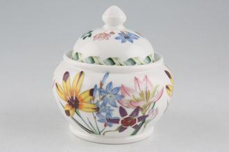 Portmeirion Ladies Flower Garden Sugar Bowl - Lidded (Tea) Backstamps Vary