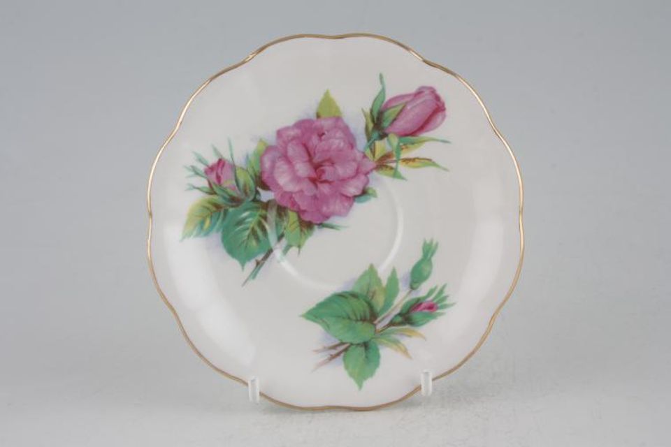 Royal Standard Harry Wheatcroft Roses - Prelude Coffee Saucer 5"