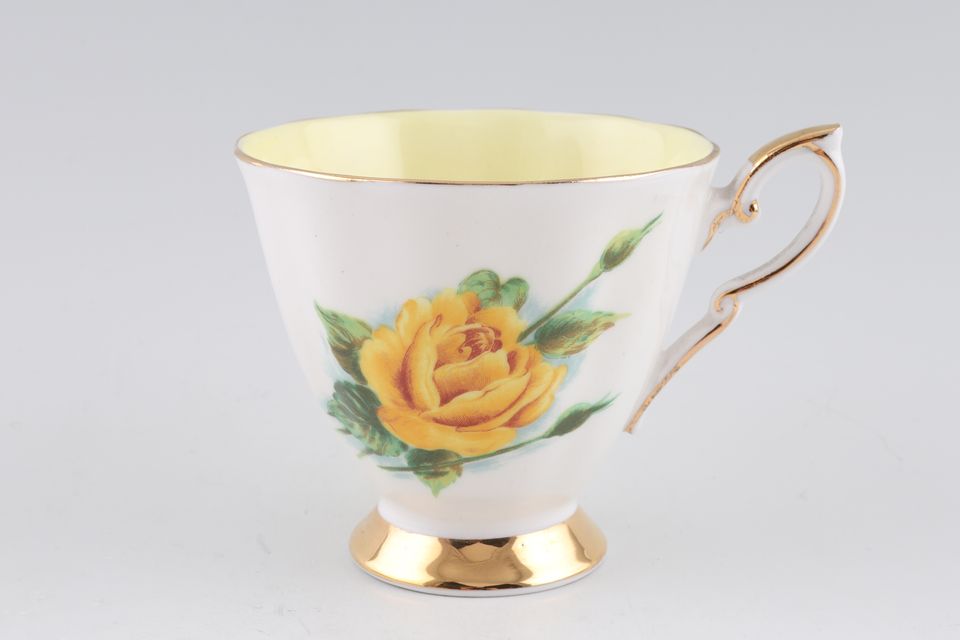 Royal Standard Harry Wheatcroft Roses - Mms Ch Sauvage Coffee Cup Mms Ch Sauvage - Crown back stamp 2 7/8" x 2 3/4"