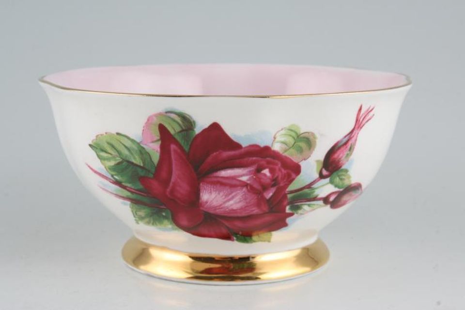 Royal Standard Harry Wheatcroft Roses - Grand Gala Sugar Bowl - Open (Tea) Grand Gala 4 3/4"