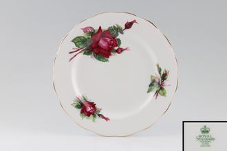 Royal Standard Harry Wheatcroft Roses - Grand Gala Salad/Dessert Plate Grand Gala - Crown back stamp 8"