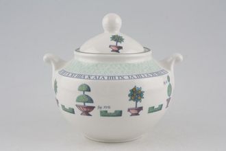 Sell Staffordshire Topiary Sugar Bowl - Lidded (Tea)