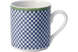Villeroy & Boch Switch 3 Mug Castell - Chequered All Over, White Inside 3" x 3 3/8"