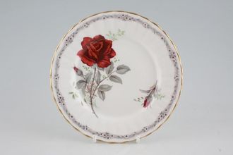 Royal Stafford Roses To Remember - Red Tea / Side Plate Fluted 6 5/8"