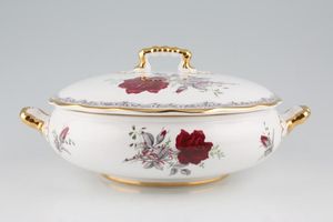 Royal Stafford Roses To Remember - Red Vegetable Tureen with Lid