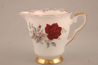 Sell Royal Stafford Roses To Remember - Red Milk Jug Narrow towards base, wider around middle. Pointed handle 1/2pt