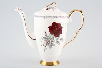 Royal Stafford Roses To Remember - Red Coffee Pot 1 1/2pt