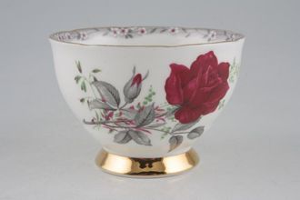 Royal Stafford Roses To Remember - Red Sugar Bowl - Open (Coffee) 3 1/4" x 2 1/4"