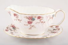 Minton Ancestral - S376 Sauce Boat and Stand Fixed thumb 1