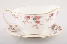 Minton Ancestral - S376 Sauce Boat and Stand Fixed thumb 2