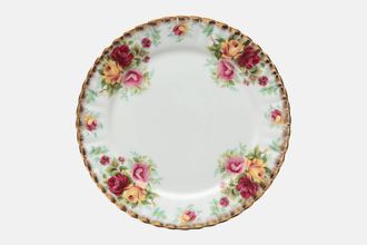 Royal Stafford Bouquet Salad/Dessert Plate Heavy Gold 8"