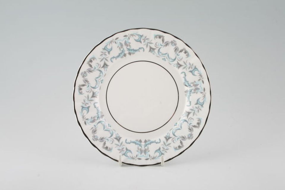 Royal Stafford Harmony Tea / Side Plate With Inner Silver Line 6 1/2"