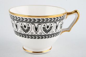 Sell Crown Staffordshire Black Victoria Teacup Footed 3 3/8" x 2 1/2"