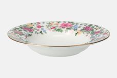 Crown Staffordshire Thousand Flowers Rimmed Bowl 7 5/8" thumb 1
