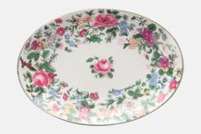 Crown Staffordshire Thousand Flowers Sauce Boat Stand No Well 7 1/4" thumb 1