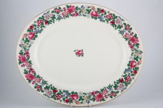 Sell Crown Staffordshire Thousand Flowers Oval Platter 15 3/4"