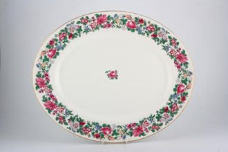 Sell Crown Staffordshire Thousand Flowers Oval Platter 13 1/2"