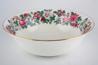Crown Staffordshire Thousand Flowers Serving Bowl 8 1/2"