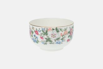 Crown Staffordshire Thousand Flowers Sugar Bowl - Open (Tea) No Flower Inside | No Gold Band on Foot 4 3/8" x 2 1/2"