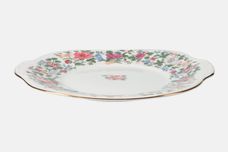 Crown Staffordshire Thousand Flowers Cake Plate Square | Eared 9 1/2" thumb 2