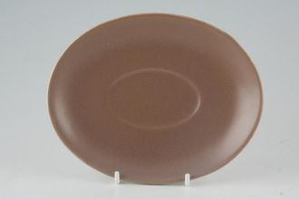 Sell Poole Mushroom and Sepia - C54 Sauce Boat Stand 6 1/2"