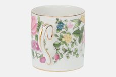 Crown Staffordshire Thousand Flowers Coffee/Espresso Can Gold Line on Base 2 1/8" x 2 1/4" thumb 2