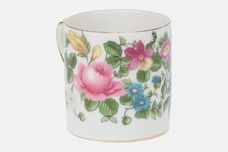 Crown Staffordshire Thousand Flowers Coffee/Espresso Can Gold Line on Base 2 1/8" x 2 1/4" thumb 3