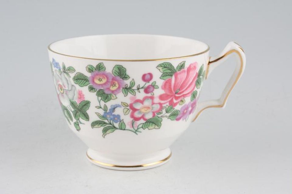 Crown Staffordshire Thousand Flowers Breakfast Cup 3 7/8" x 2 7/8"