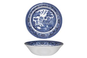 Churchill Blue Willow Soup / Cereal Bowl