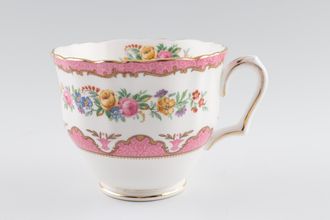 Sell Crown Staffordshire Tunis - Pink Breakfast Cup 3 3/4" x 3 1/8"