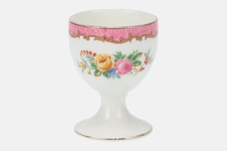 Crown Staffordshire Tunis - Pink Egg Cup 1 7/8" x 2 1/2"