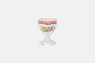 Crown Staffordshire Tunis - Pink Egg Cup 1 7/8" x 2 1/2"