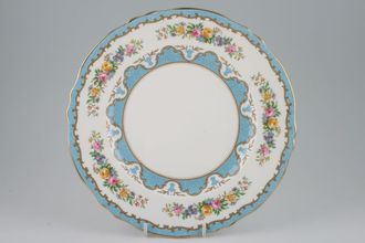 Sell Crown Staffordshire Tunis - Blue Dinner Plate Wavy rim 10 3/4"