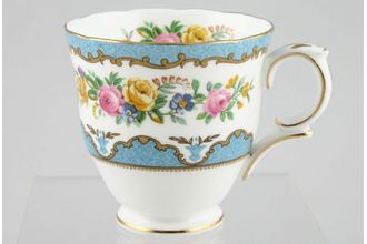 Sell Crown Staffordshire Tunis - Blue Coffee Cup Rounded Handle 2 3/4" x 2 3/4"