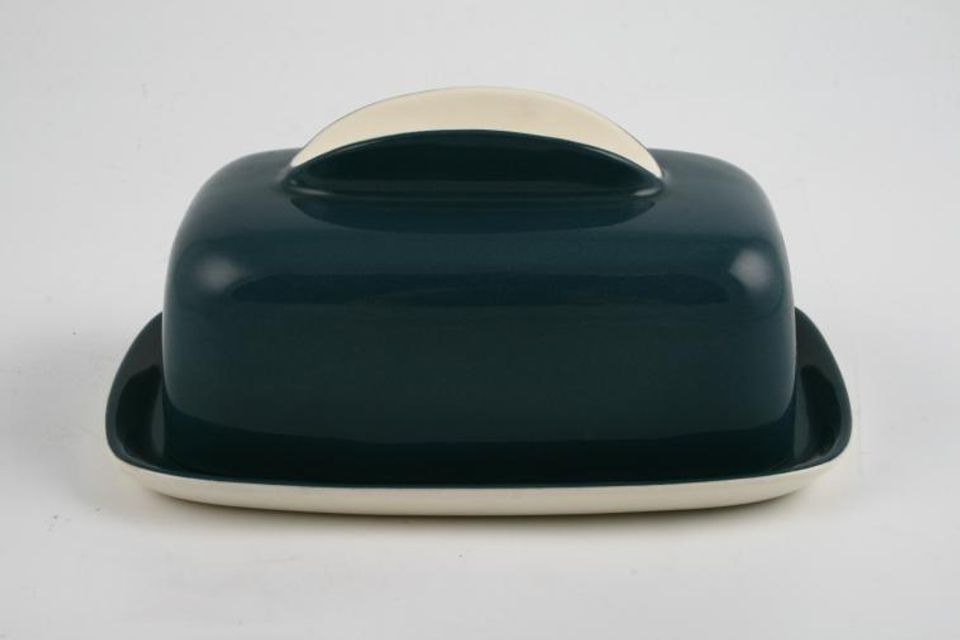Poole Blue Moon Butter Dish + Lid 6 7/8"