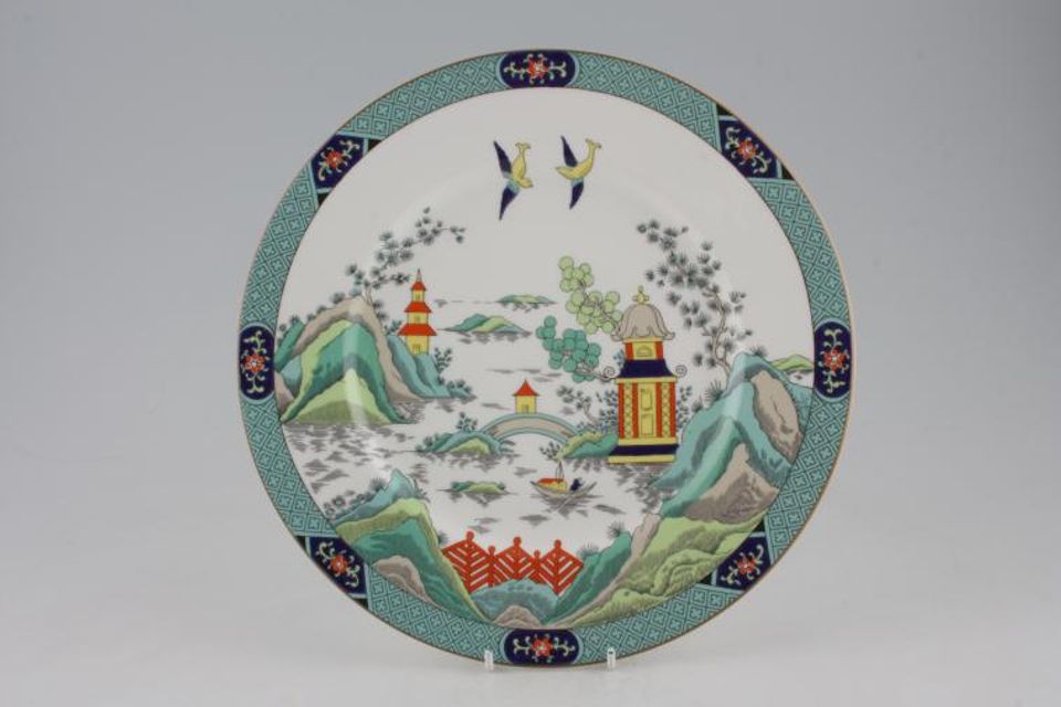 Crown Staffordshire Chinese Willow Dinner Plate 10 5/8"