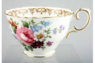 Sell Crown Staffordshire Englands Bouquet Teacup Wavy rim 3 3/4" x 2 3/8"
