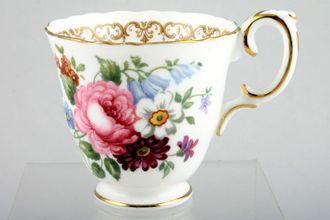 Sell Crown Staffordshire Englands Bouquet Coffee Cup Wavy rim 2 3/4" x 2 3/4"