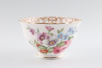 Sell Crown Staffordshire Englands Bouquet Sugar Bowl - Open (Coffee) Open - Wavy rim 3 1/4"