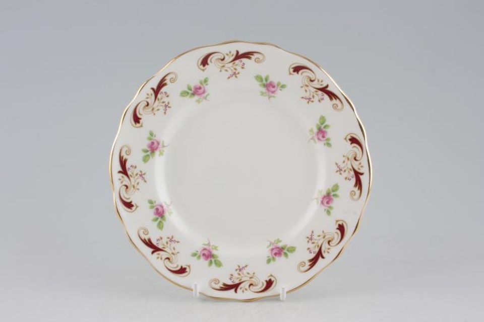 Crown Staffordshire Wentworth - Red Tea / Side Plate 6 1/4"