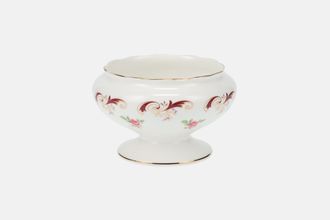Crown Staffordshire Wentworth - Red Sugar Bowl - Open (Tea) Footed 3 3/4"