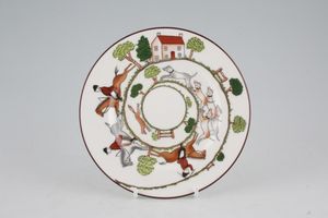 Crown Staffordshire Hunting Scene Tea / Side Plate
