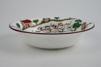 Sell Crown Staffordshire Hunting Scene Soup / Cereal Bowl 6"