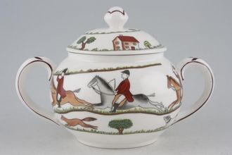 Sell Crown Staffordshire Hunting Scene Sugar Bowl - Lidded (Tea)