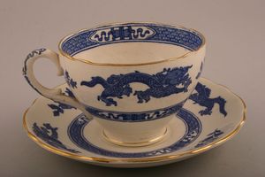 Royal Cauldon Dragon - Blue - Old style Teacup