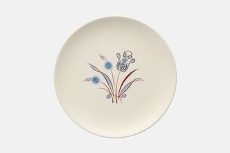 Poole Blue Tulip Salad/Dessert Plate patterned - 1 flower 8 1/4"