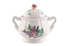 Luneville Reverbere Fin Sugar Bowl - Lidded (Tea) Rose 7" x 5 3/4" x 4 1/2", 600ml thumb 1