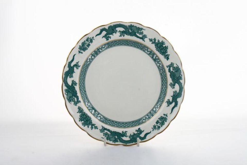 Booths Dragon - Turquoise - Gold Edge Tea / Side Plate 6 3/4"